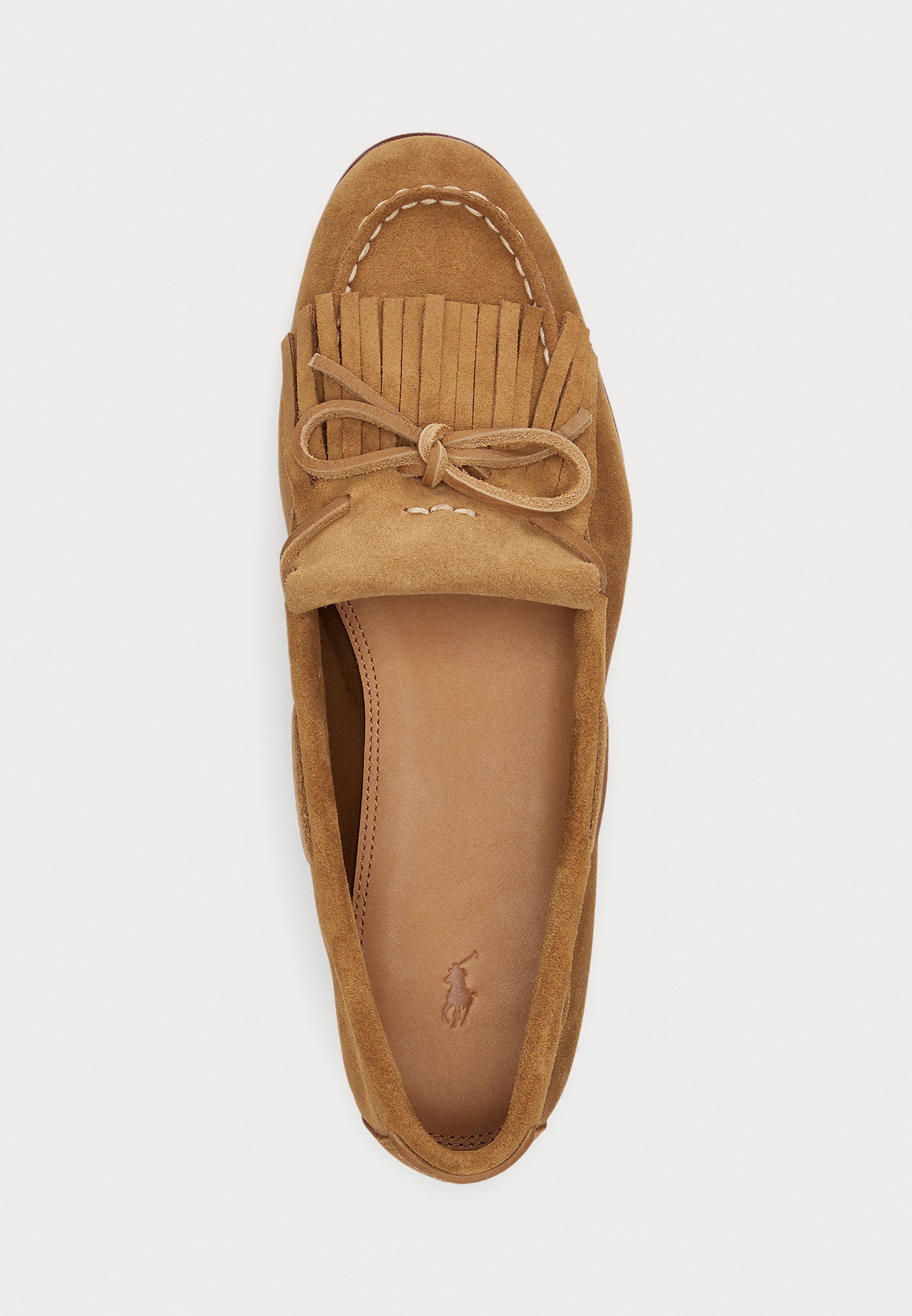 Polo Ralph Lauren FLATS LOAFER - Moccasins - licht roodbruin