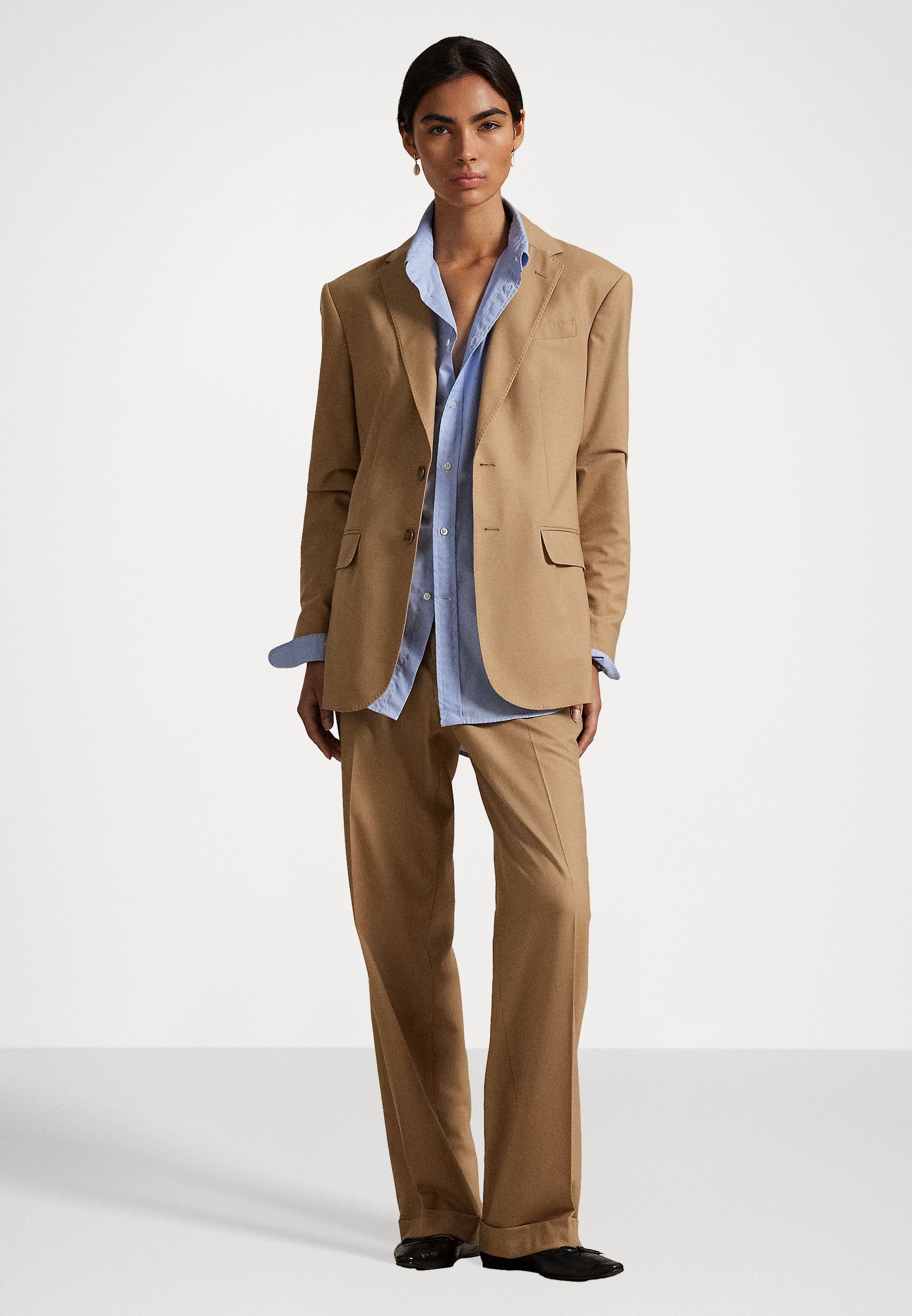 Polo Ralph Lauren BLAZER VAN STRETCHWOLMIX - Blazer - camel