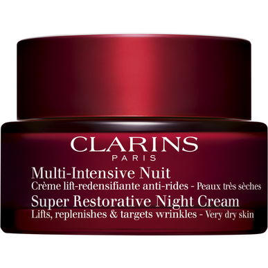 Clarins Multi-Intensive Nuit Lifts Replenishes Wrinkles Lifting Anti-Blemish Night Cream Kuivalle Iholle 50 ml 50 ml