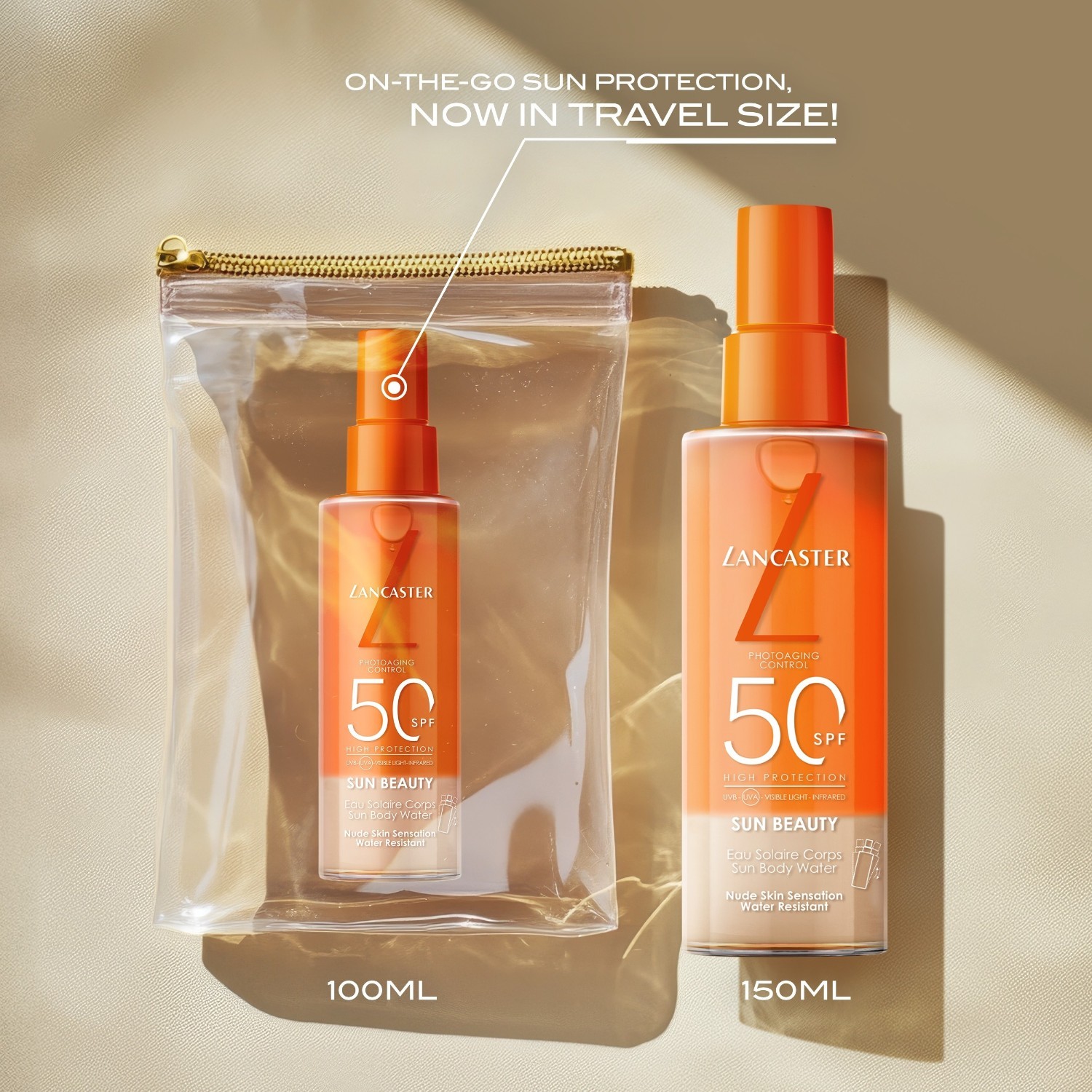Lancaster krema za sunčanje Sun Beauty voda za tijelo SPF50 - 100 ml
