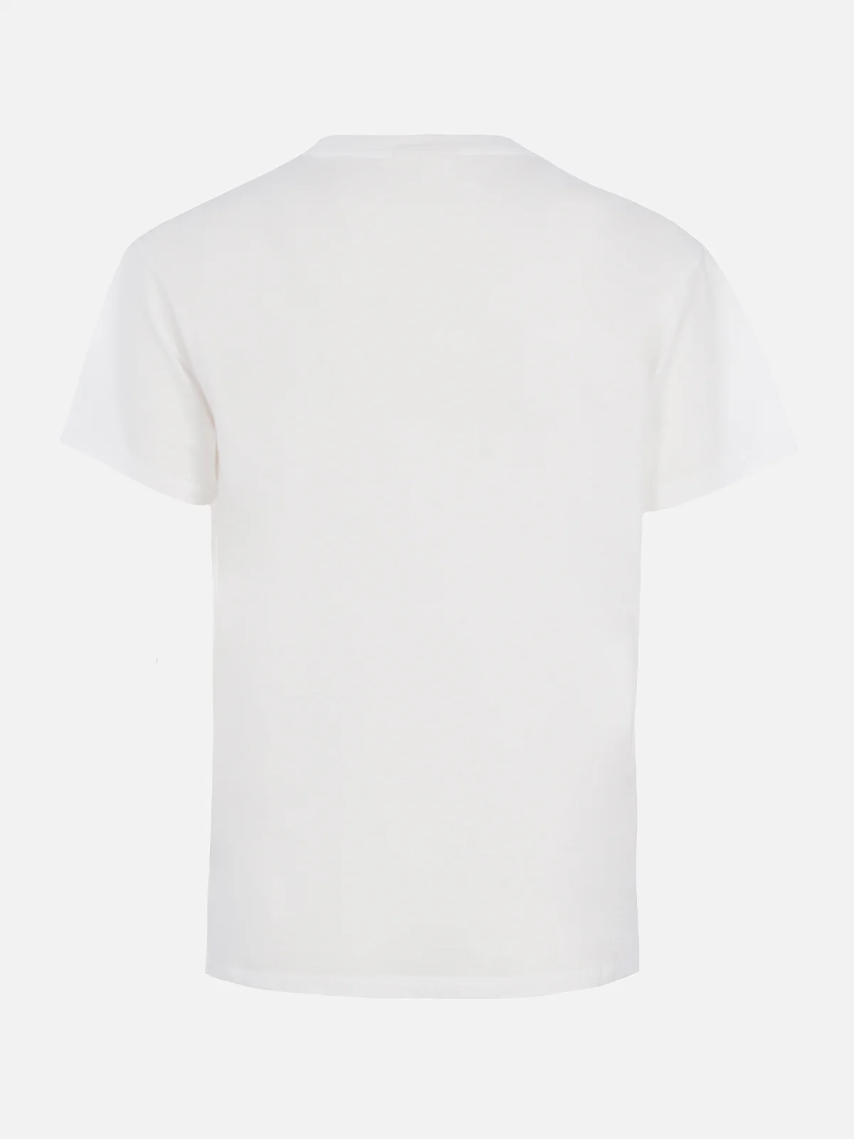 Emilie dames T-shirt met ronde hals van katoenen jersey en 'Save'-borduurwerk.