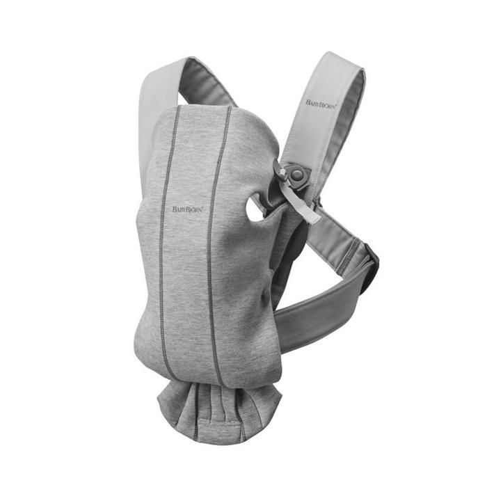 BabyBjörn Mini Draagzak - Lichtgrijs - Ergonomisch - Unisex