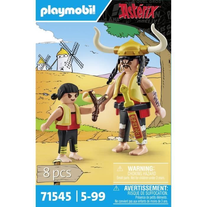 PLAYMOBIL 71545 Zuppa, Crostino e Pepe, Personaggi di Asterix, Età 5+