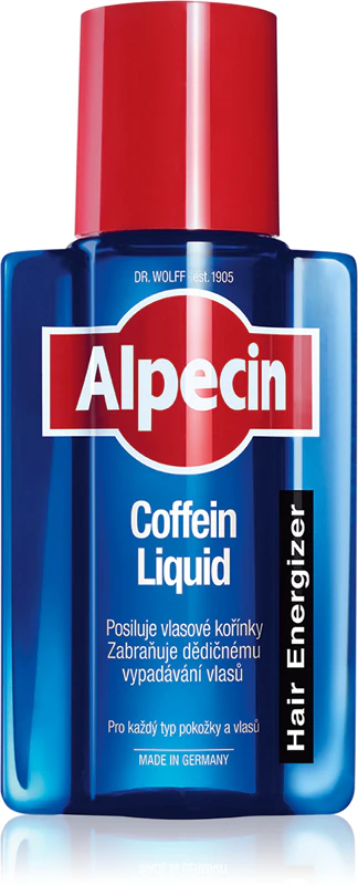 Alpecin Hair Energizer Líquido com Cafeína, tônico capilar antiqueda para homens