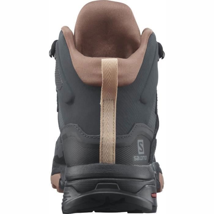 Chaussures de marche de randonnée, SALOMON, X Ultra Mid 4 GTX W - Ebony/Mocha Mouse/Almond Cream, Femme