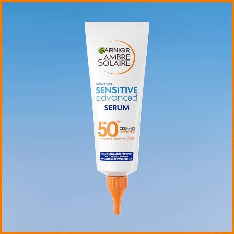 Garnier Ambre Solaire Sensitive Advanced serumas ochronne do ciała