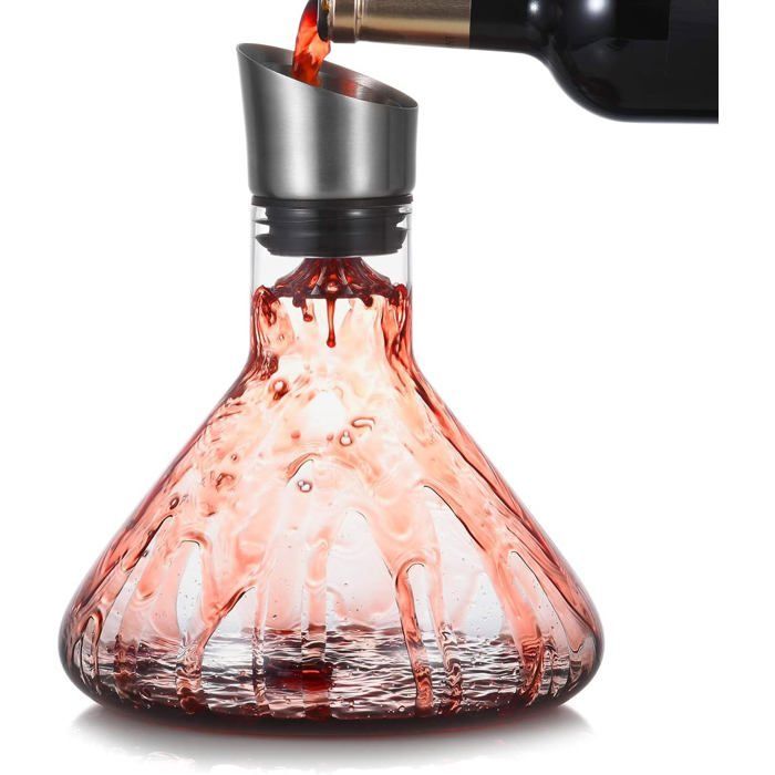 Carafe à Décanter - Aérateur de Carafe à Vin - avec Filtre Aérateur - Vin de Luxe Pour Cadeau - 1500ml