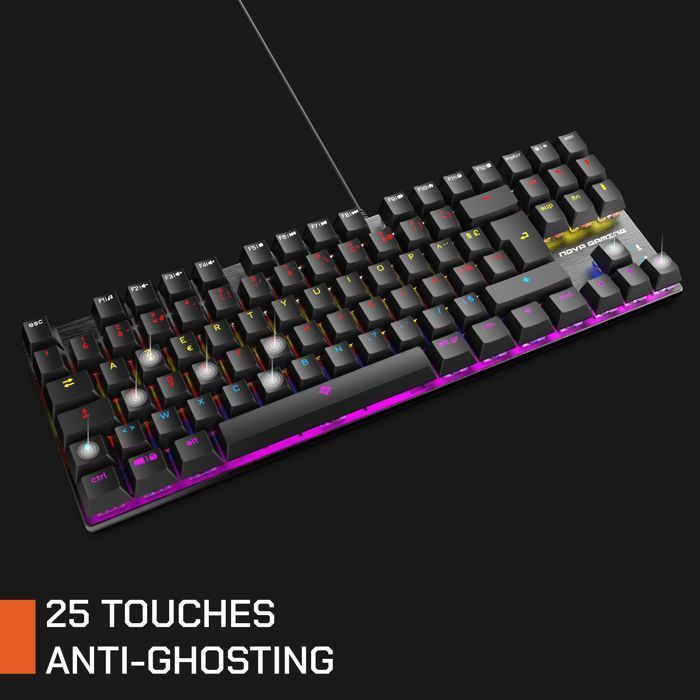 Gaming keyboard - Mechanical - Nova Gaming - Sculptor - TKL - RGB LED