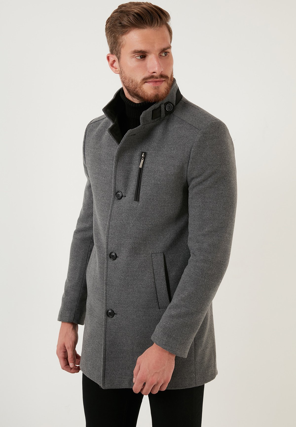 Manteau court Buratti - gris clair
