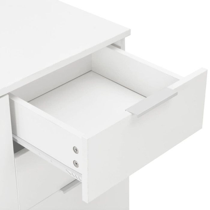 vidaXL Hoogglans wit buffetkast 107x35x80,5 cm 283718