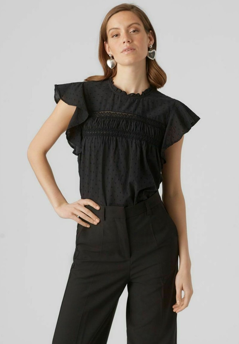Vero Moda VMTRINE - Chemisier - noir