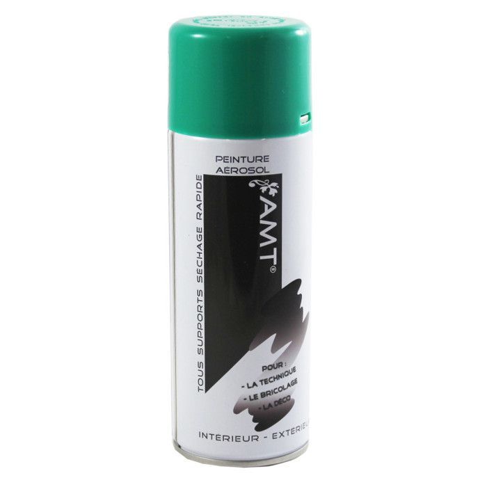 Vernice spray - AMT - Aerosol - 330 ml - Verde smeraldo - Resistente dopo l'asciugatura