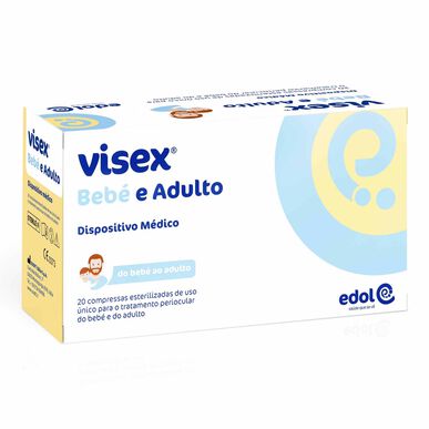 Visex steriilit kompressiot vauvoille ja aikuisille, 20 kpl.