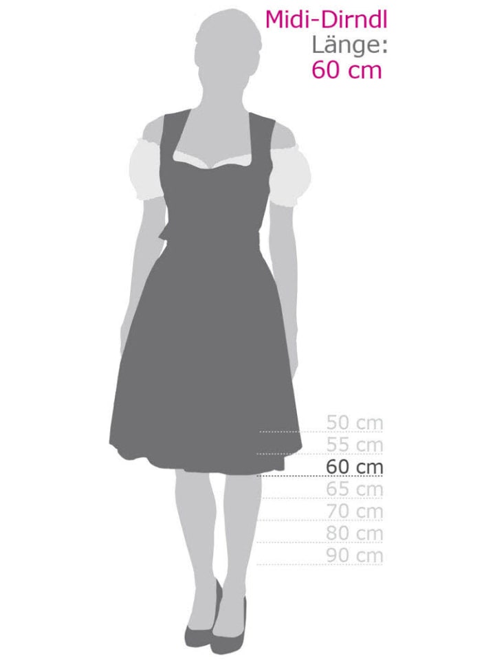 Nübler Dirndl Marlies in Dunkelblau günstig kaufen