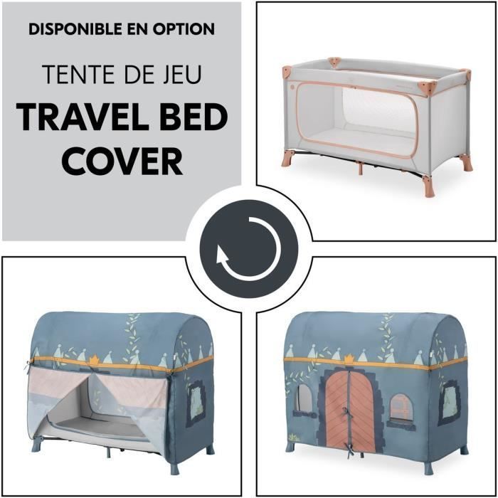 Lit de voyage - HAUCK - DREAM N PLAY PLUS - 60 x 120 cm - Dès la naissance - Pliable - Dusty Cork