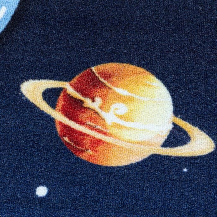 Tapis d'Enfant - SIMPEX - Planète - 160 x 230 cm - 100% Polypropylène - Anti-dérapant