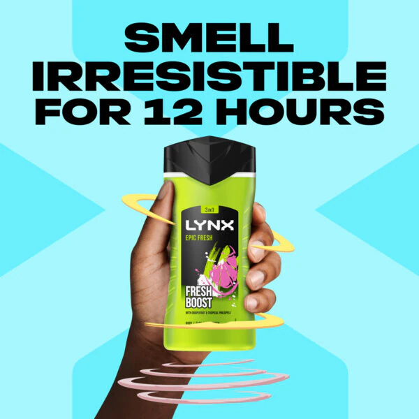 Lynx 3-in-1 Duschgel Epic Fresh 225 ml | Herren | Superdrug
