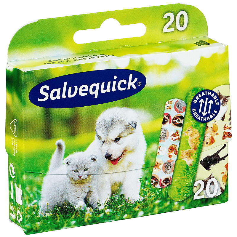 Salvequick Animal Planet 20 pièces, Salvequick