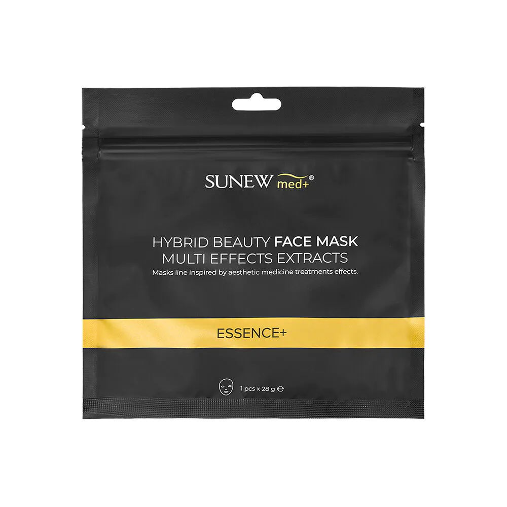 Sunew Med Essence+ Maska do twarzy z peptydami i śluzem ślimaka 1szt