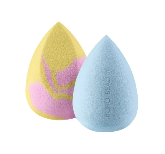 Boho Beauty Bohomallows zestaw gąbeczek do makijażu Pink Lemon i Spun Sugar 2 sztuki