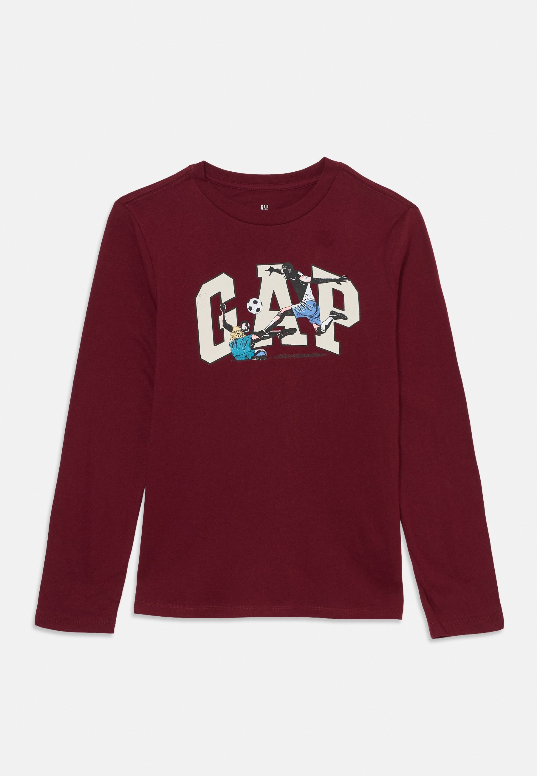 GAP VALUE GRAPHICS BOYS - Shirt met lange mouwen - heerlijk rood