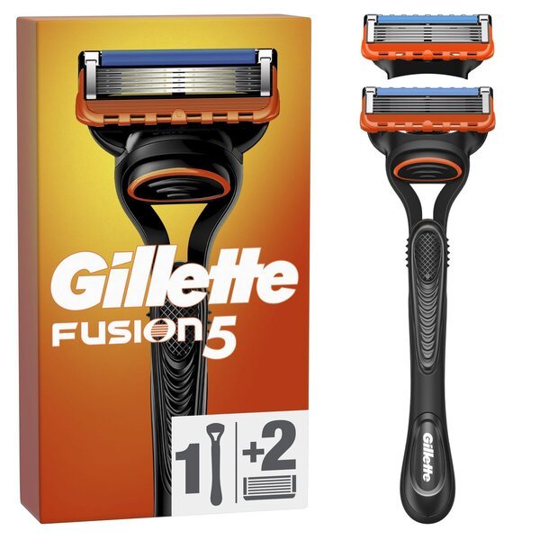 Holiaci strojček Gillette Fusion5<br>Obsahuje 2 žiletky