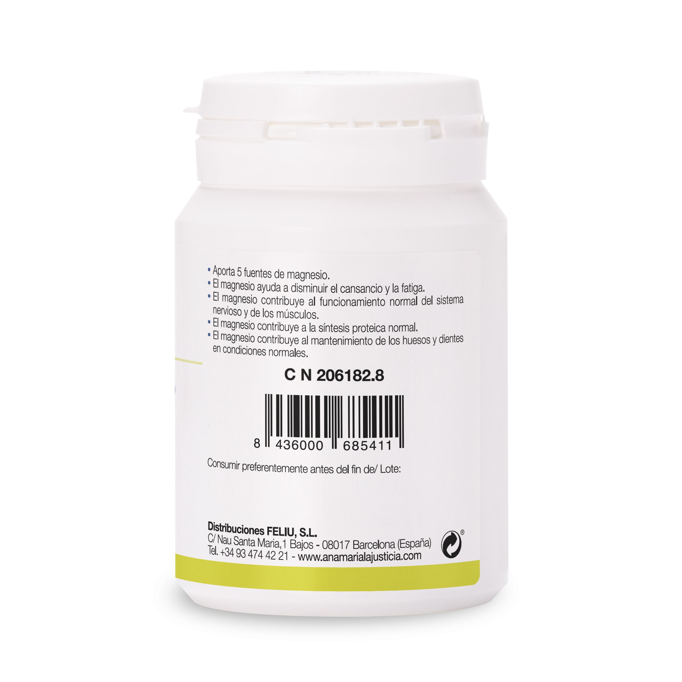 Total Magnesium 5 ar velna naga ekstraktu Vitamīni un minerālvielas