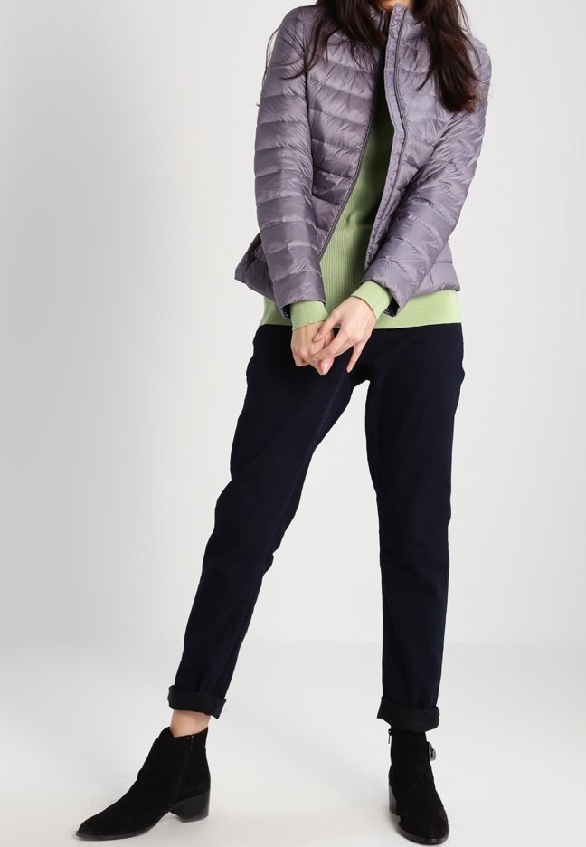 Péřová bunda Tommy Hilfiger - šedá