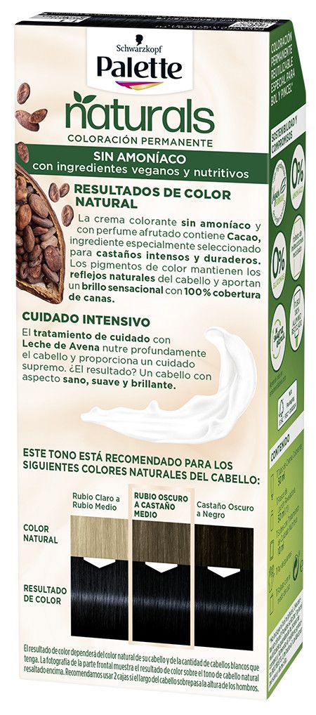 Palette Naturals trajna boja za kosu bez amonijaka Foje za kosu bez amonijaka