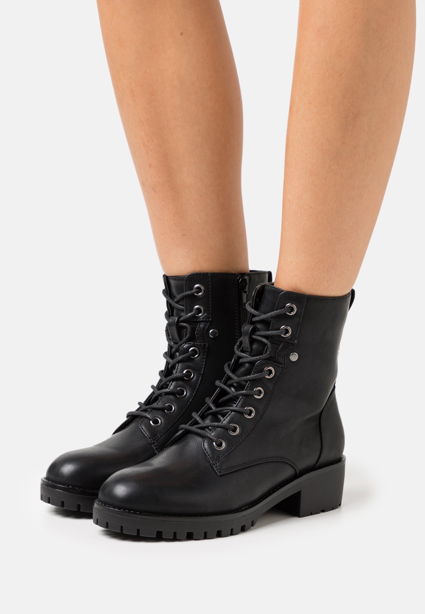 Anna Field Schnürstiefeletten – schwarz