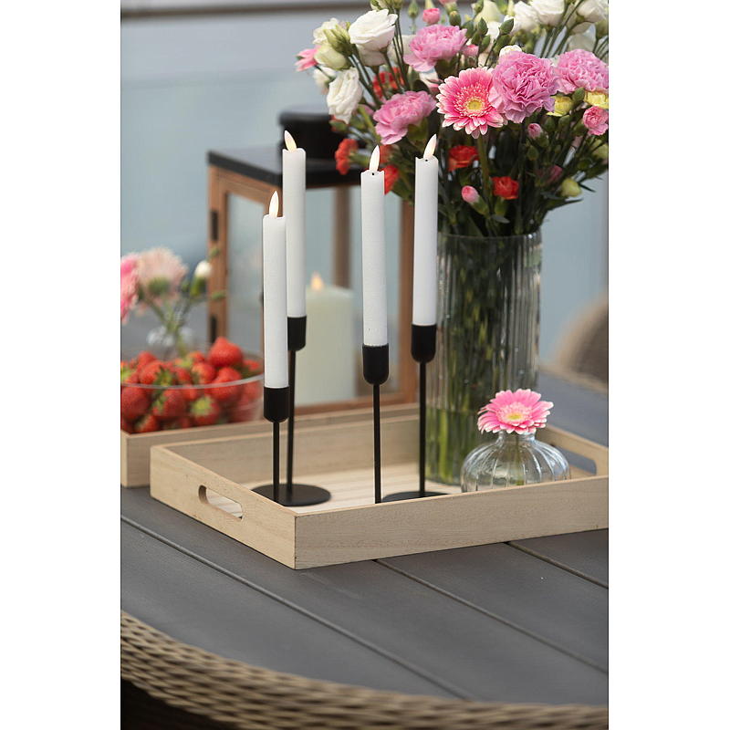 Vie Selected Crown-lamper 2-pak 24 cm LED-timer hvid