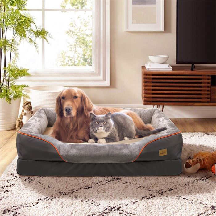Panier Chien Orthopédique - UNHO - XXL - 120x90x30cm - Déhoussable - Lavable
