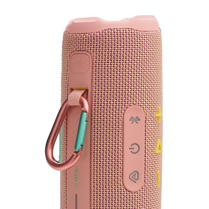 Altavoz portátil JBL Flip 7 - Rosa - Resistente al agua y a las caídas