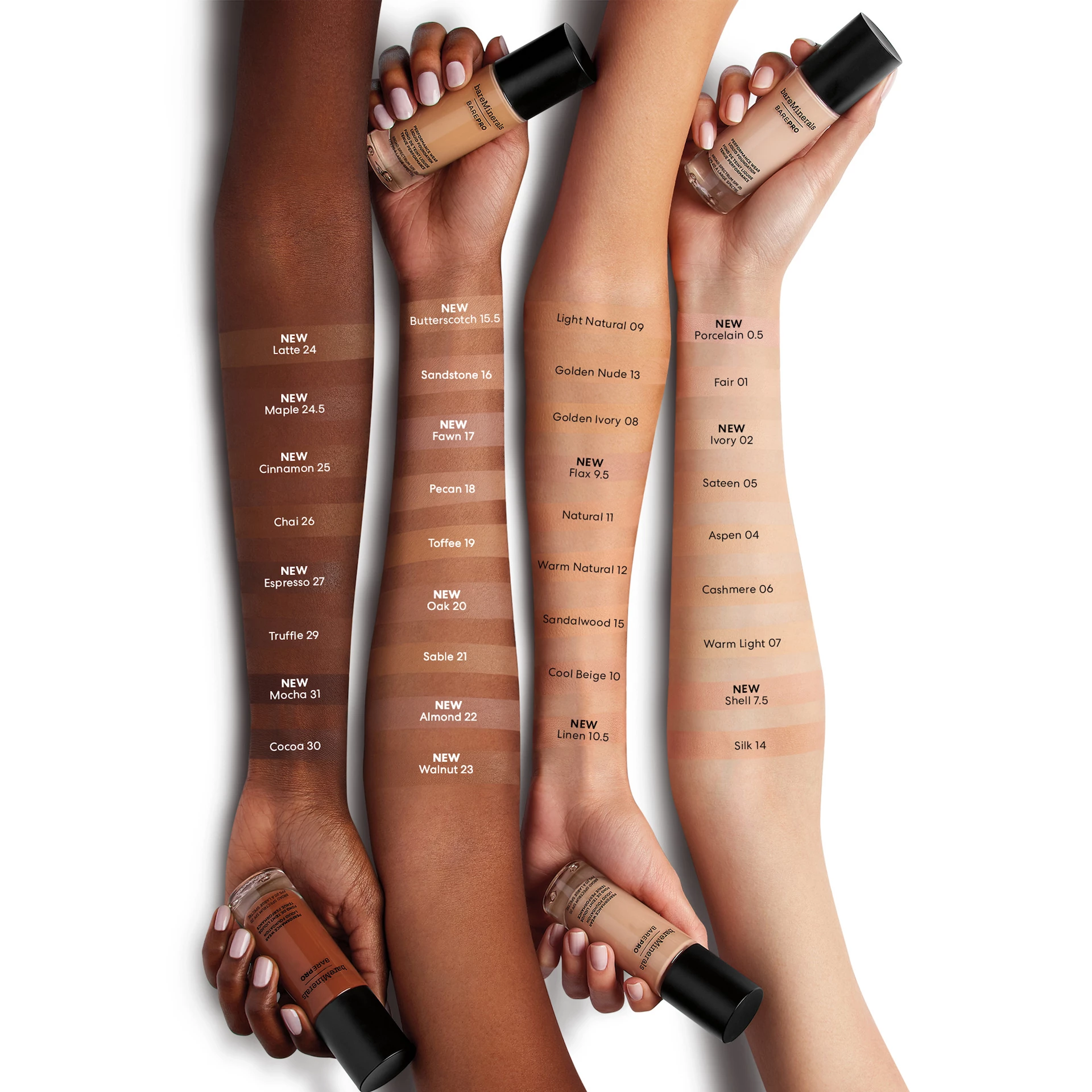 BarePRO® Performance Wear folyékony alapozó SPF20 15,5 Vajkaramella - bareMinerals