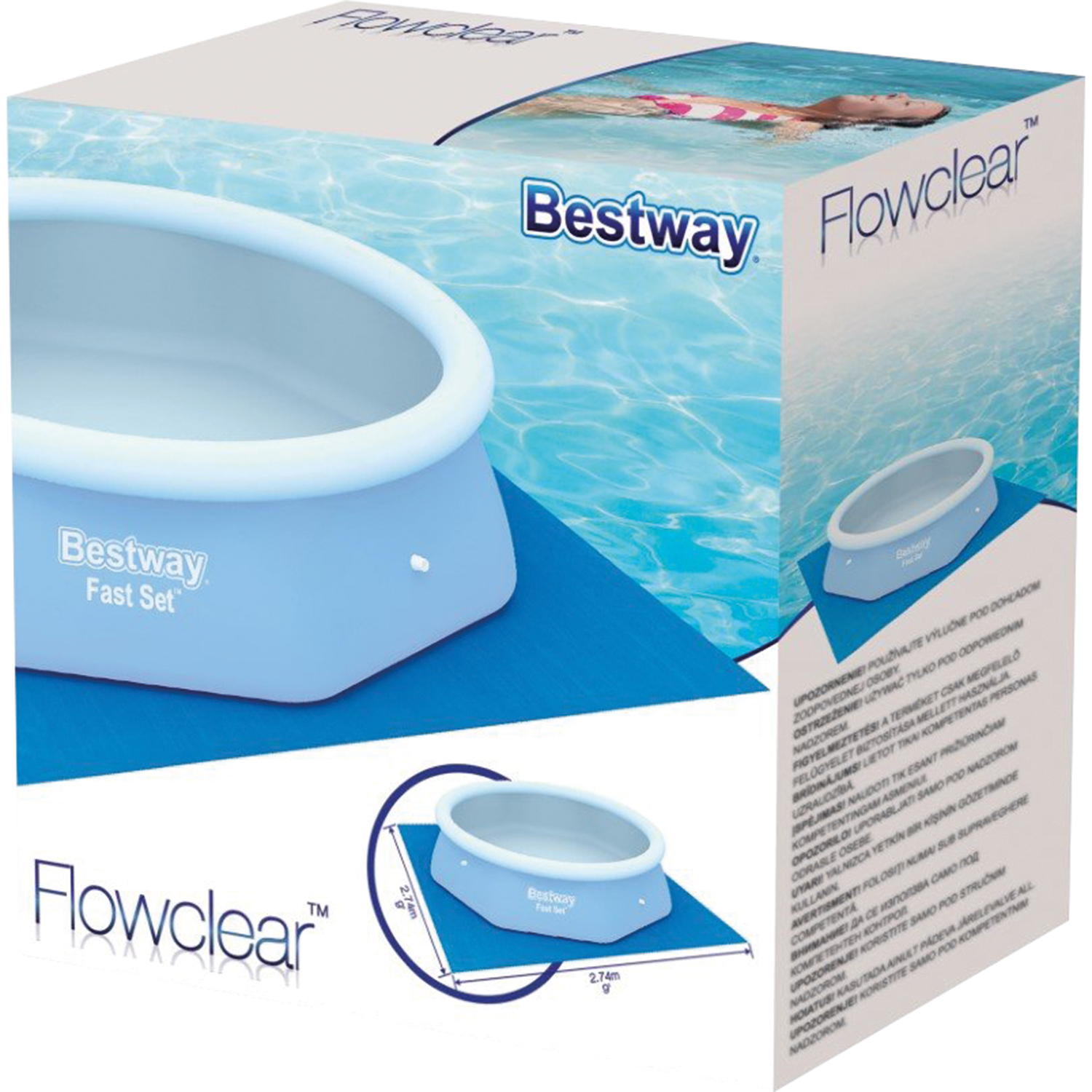 Bestway Pool Floor Cover 274 x 274 cm