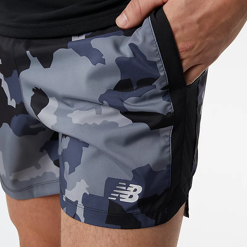 Accelerate herenshorts met 5-inch print - THUNDER