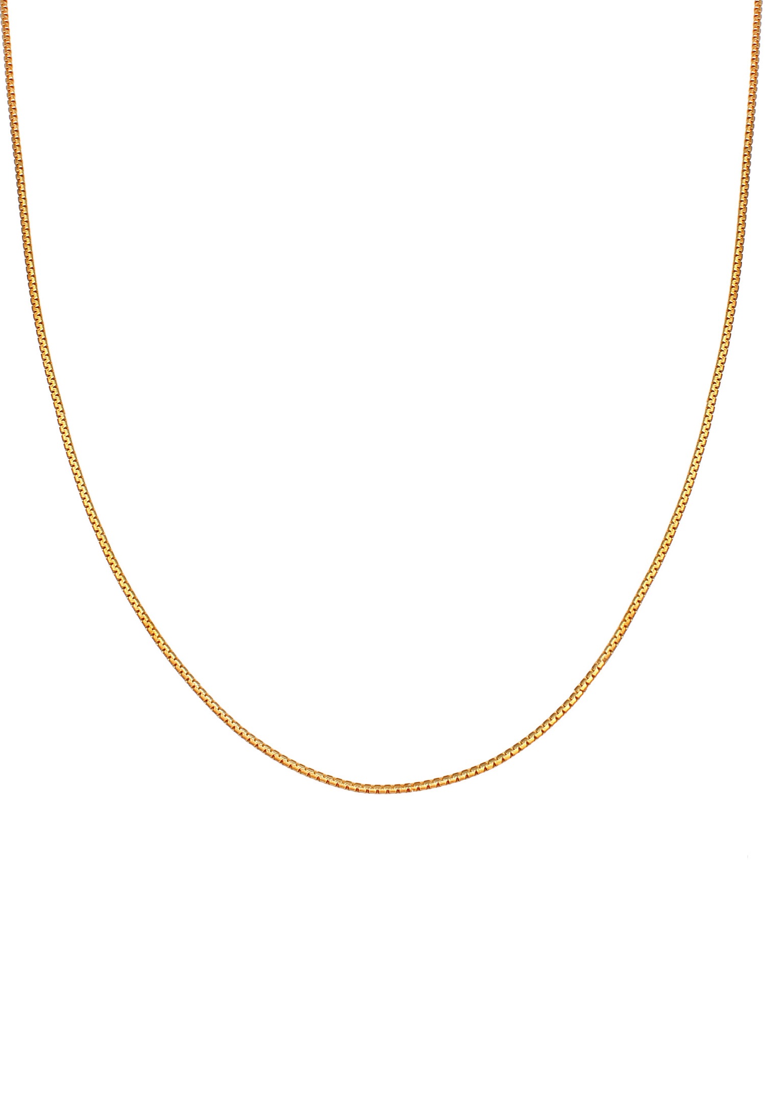 Elli Collier vénitien pour femmes Basic Minimal arrondi en argent 925 Sterling