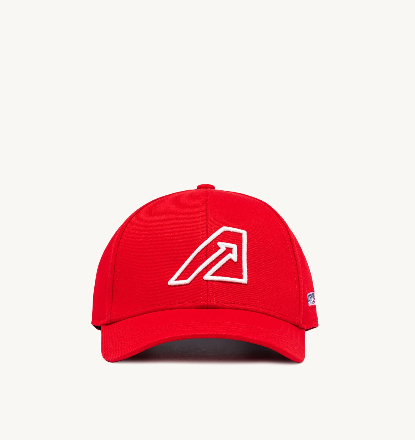 ȘAPCA DE BASEBALL DIN GABARDINĂ DE BUMBAC ROȘU