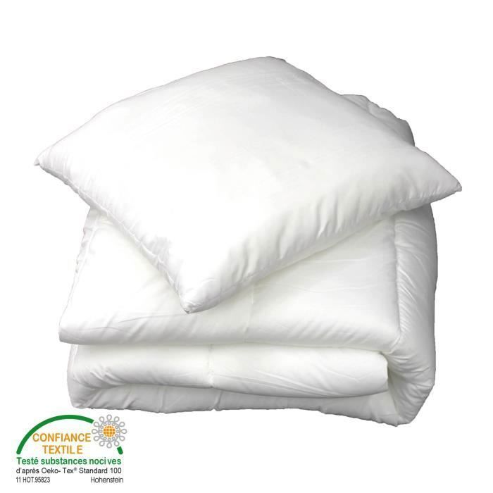 Couette - DOUCEUR D'INTERIEUR - 200 x 200 cm - Polyester - Uni - Confortable
