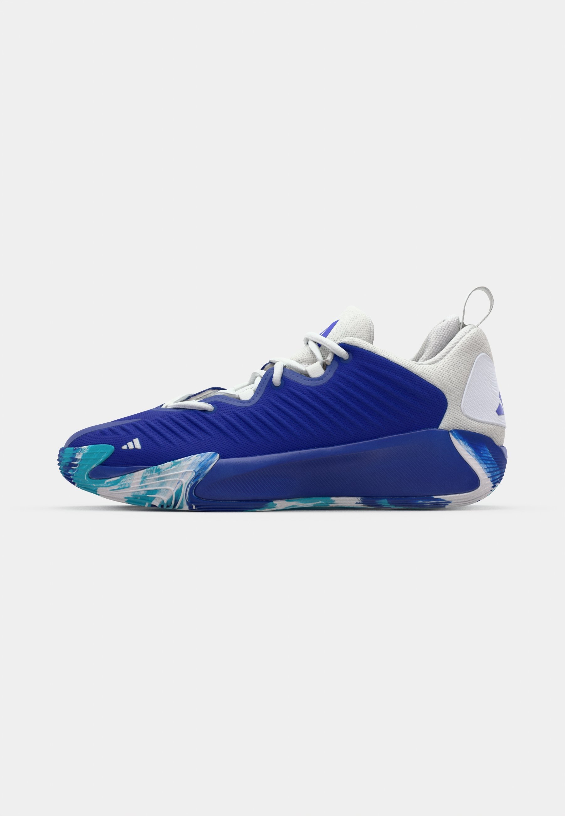 adidas Performance INITIATION - Chaussures de basketball - bleu clair/blanc/cyan clair