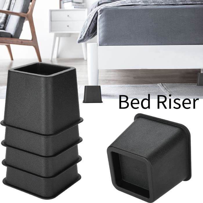 Set di 4 rialzi per letto, rialzi per mobili per letto e tavolo
