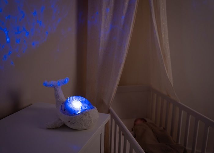 Cloud b - Luz nocturna recargable con forma de ballena tranquila blanca - BTL DIFFUSION