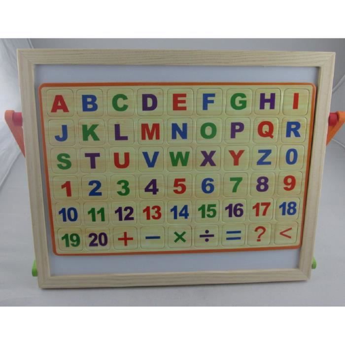 Quadro de atividades infantis dupla face