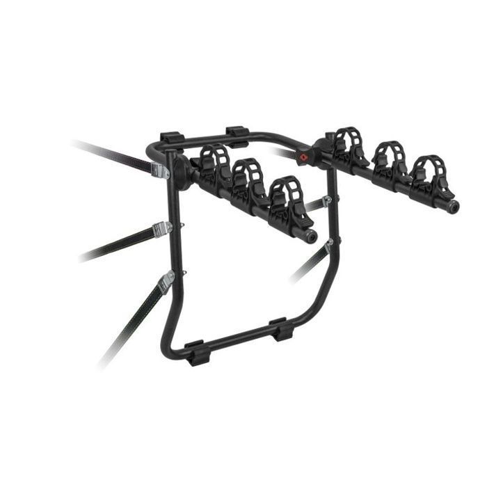 Porte-vélos - Driver - Universel - Acier laqué - 3 vélos - Fixation hayon