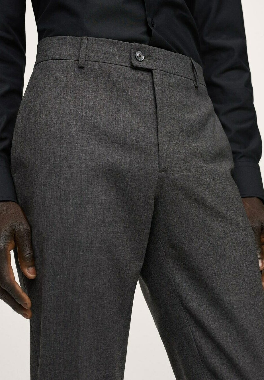 Pantaloni Mango Suit - grigi