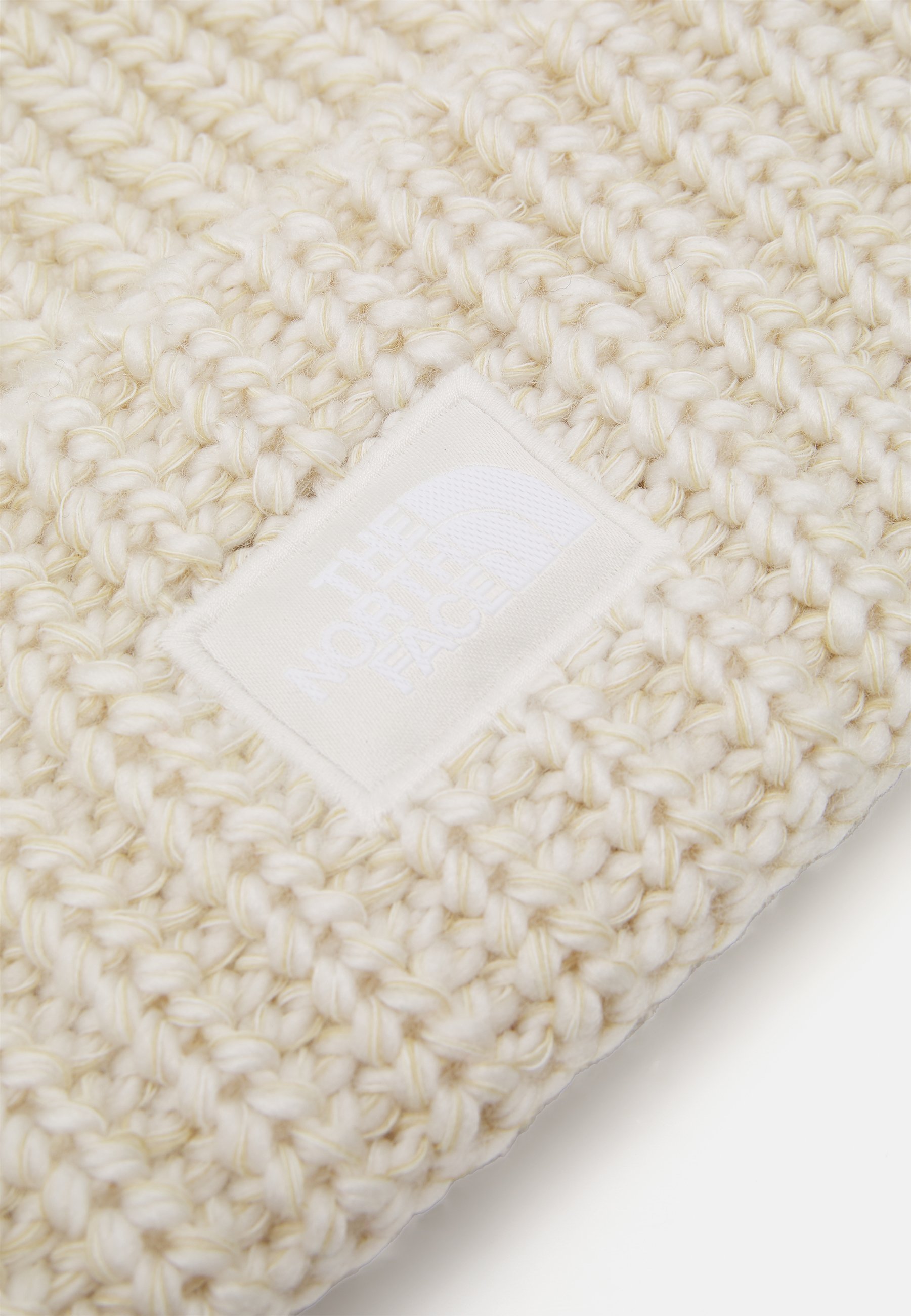 The North Face COZY CHUNKY CABIN BEANIE UNISEX - Muts - gardenia wit/grind/khaki steen