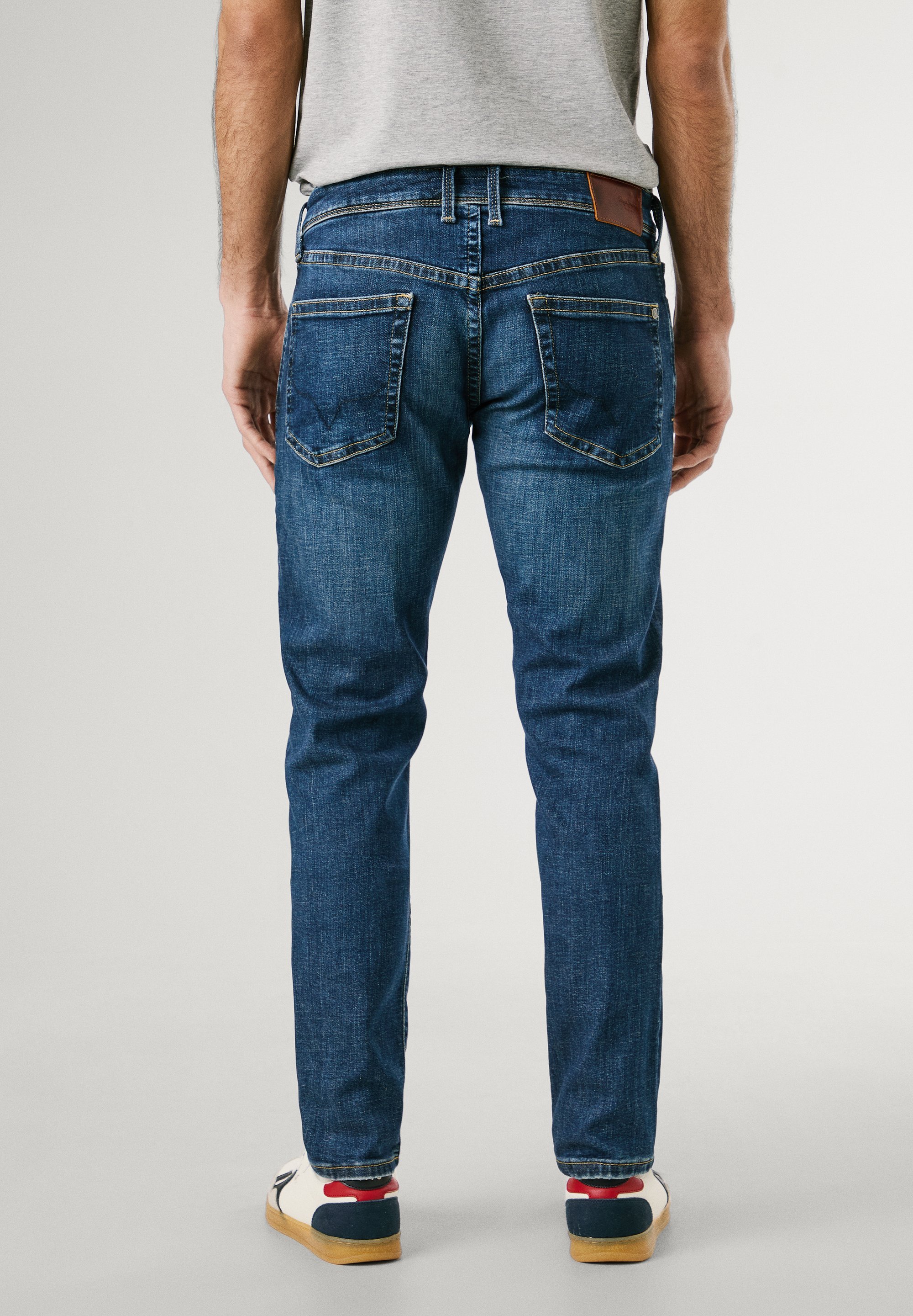 Pepe Jeans HATCH – Slim-Fit-Jeans – dunkelblauer Denim
