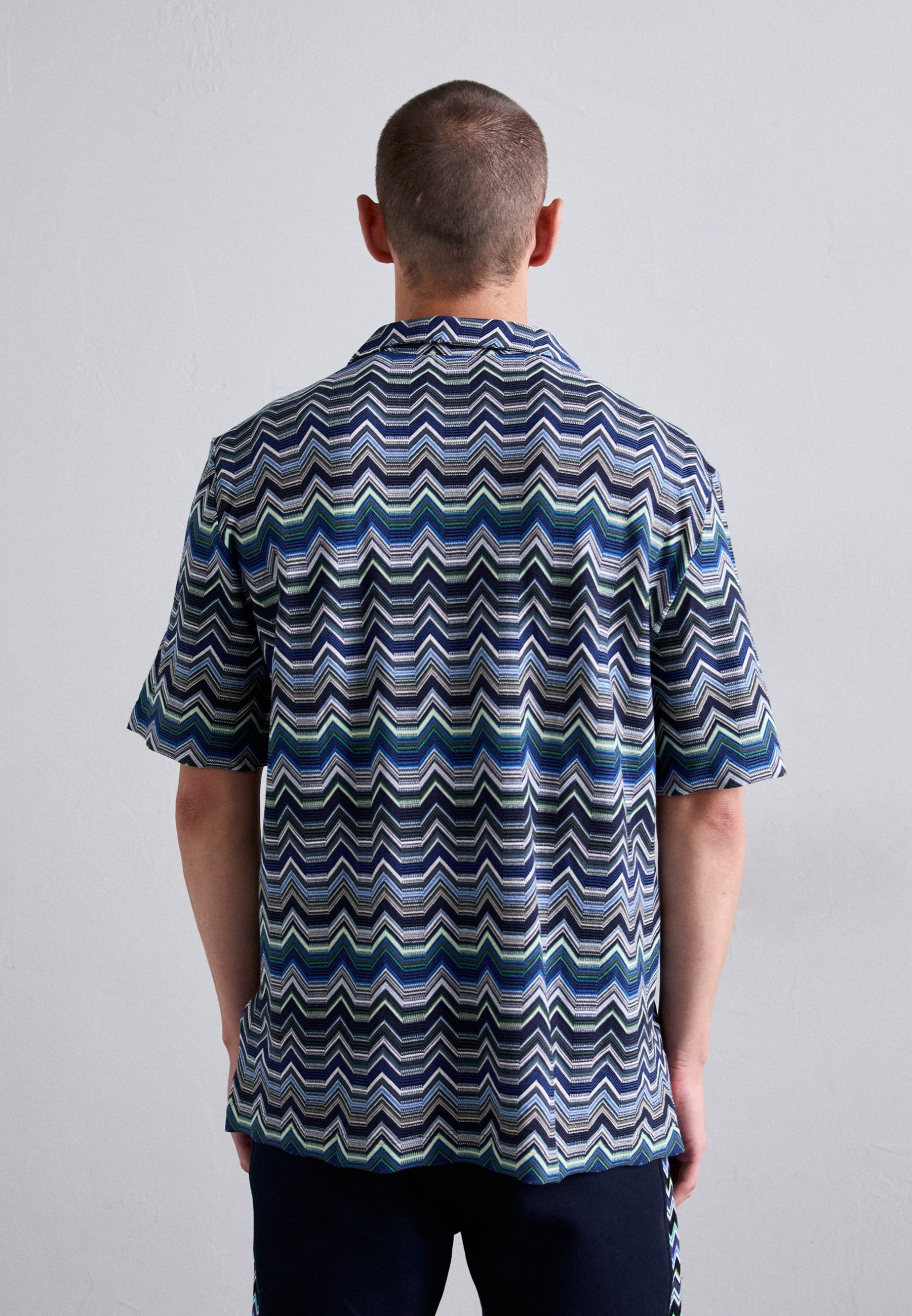 Missoni T-shirt met korte mouwen - blauw/groen