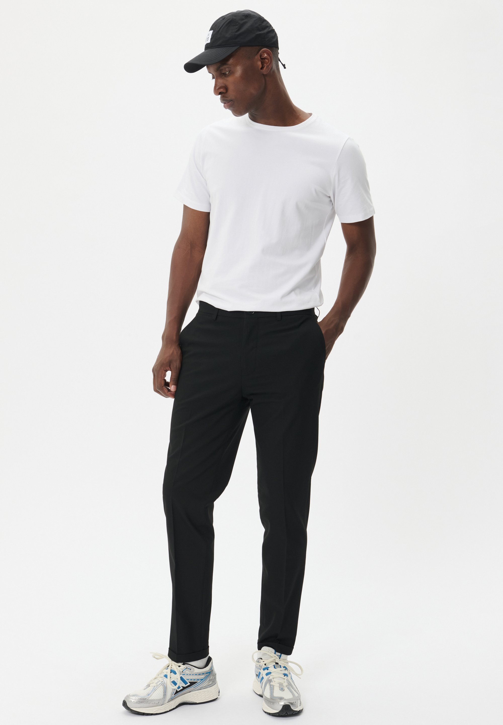 Matinique LIAM SLIM FIT - Chino - nero