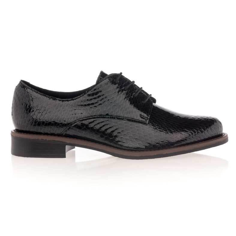 Scarpe stringate nere da donna / Scarpe Derby